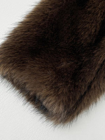 Lyxig Faux Fur Kappa