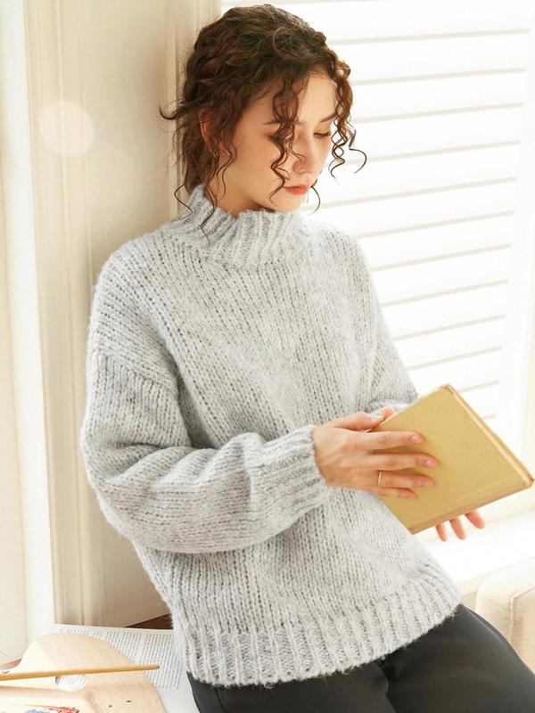 Överdimensionerad Stickad Tröja