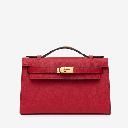 mini-handväska med topphandtag