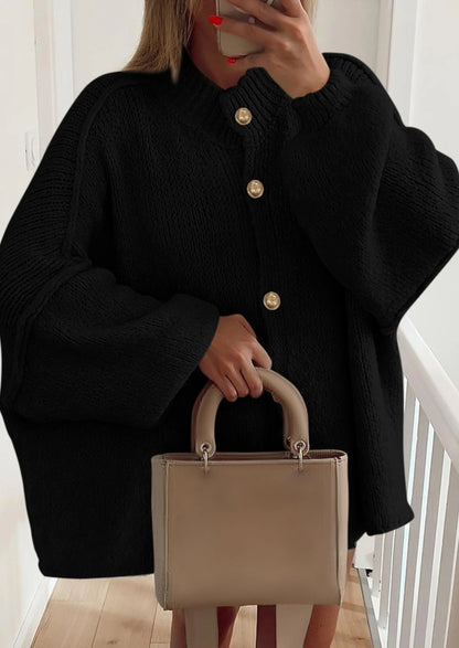 Oversized Stickad Cardigan