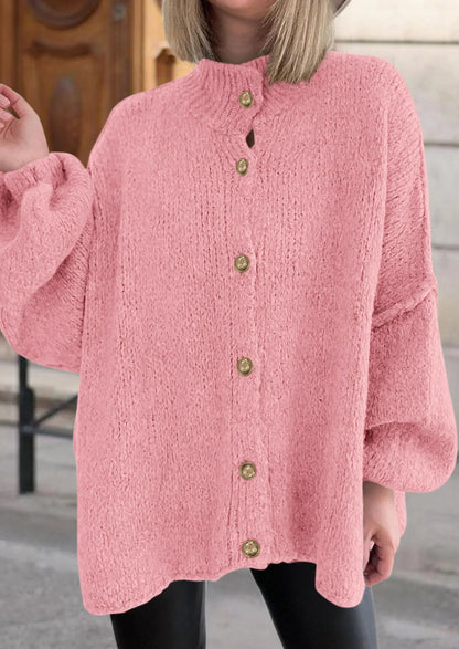 Oversized Stickad Cardigan