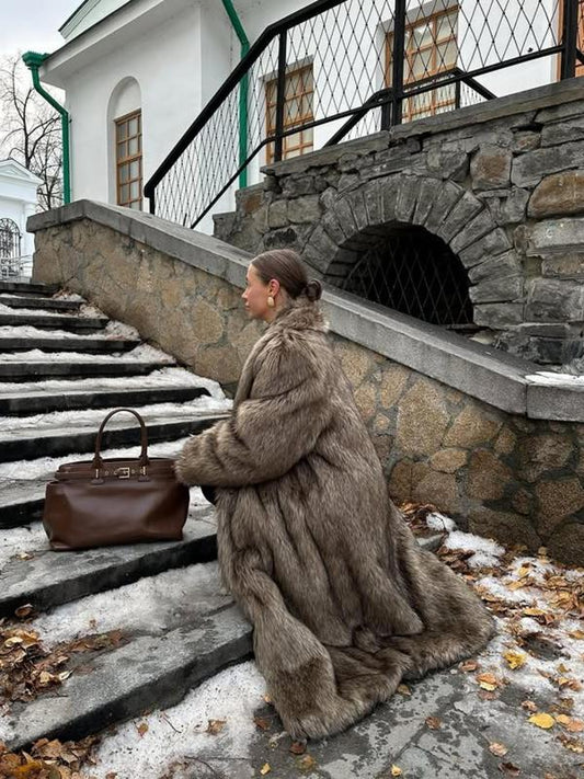 Lyxig Faux Fur Kappa