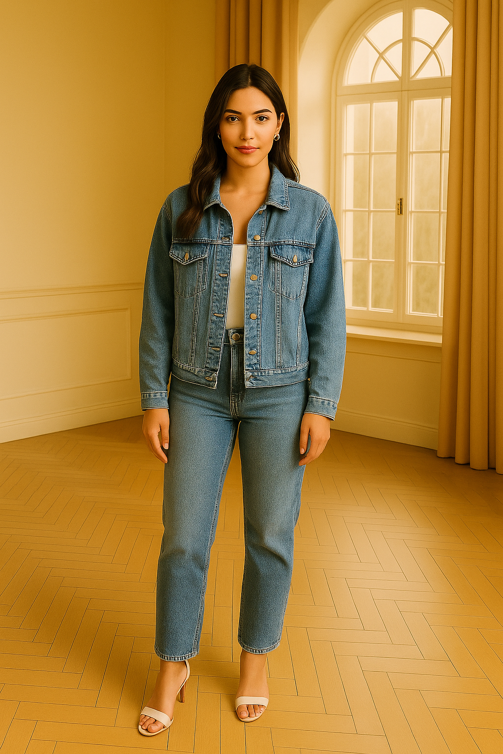 Oversized denimjacka