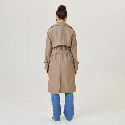 Klassisk Lång Trenchcoat
