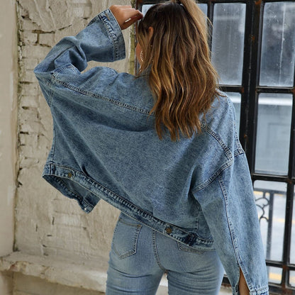 Oversized denimjacka